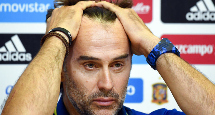 España despidió a su DT a un dia del Mundial