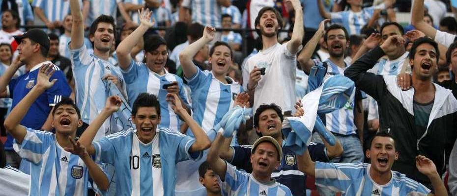 Estamos en el estadio en la previa de Argentina vs Croacia